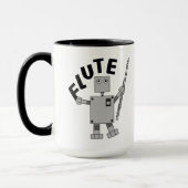 Flute Robot Text Tasse (Links)
