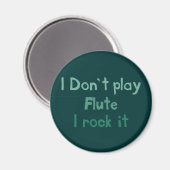 Flute Rock It Magnet (Vorderseite/Rückseite)