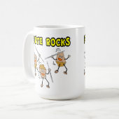 Flute Rocks Kaffeetasse (Vorderseite Links)