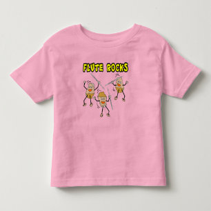 Flute Rocks Kleinkind T-shirt
