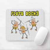 Flute Rocks Mousepad (Mit Mouse)