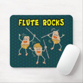 Flute Rocks Mousepad (Mit Mouse)