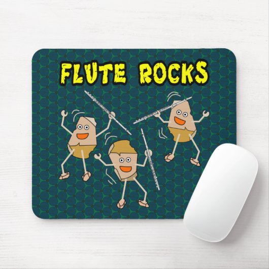 Flute Rocks Mousepad (Mit Mouse)