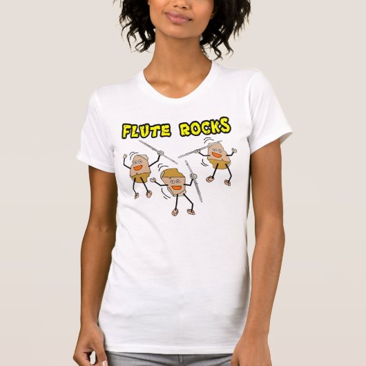 Flute Rocks T-Shirt (Vorderseite)
