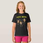 Flute Rocks T-Shirt (Vorne ganz)