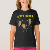 Flute Rocks T-Shirt (Vorderseite)