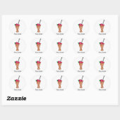 Flute Sorbet Sticker (Blatt)