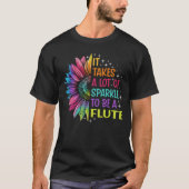 Flute Sparkle T-Shirt (Vorderseite)