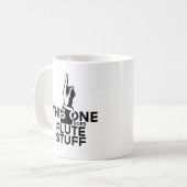 Flute Stuff - Funny Flute Music Kaffeetasse (Vorderseite Links)