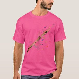 Flute T Shirt Flutkids Flute Girl Flute Liebhaber 