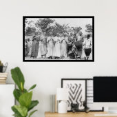 Flute und Trommeln in der Sahara 1898 Poster (Heimbüro)