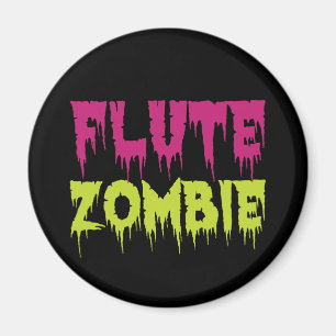 Flute Zombie Magnet