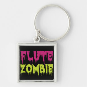 Flute Zombie Schlüsselanhänger