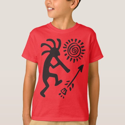 Flute zum Kokopelli-T - Shirt (Vorderseite)