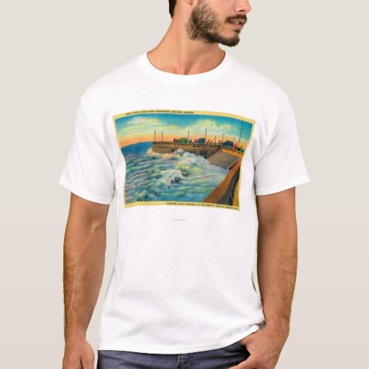 Fluten bei PromenadeSeaside ODER T-Shirt (Vorderseite)
