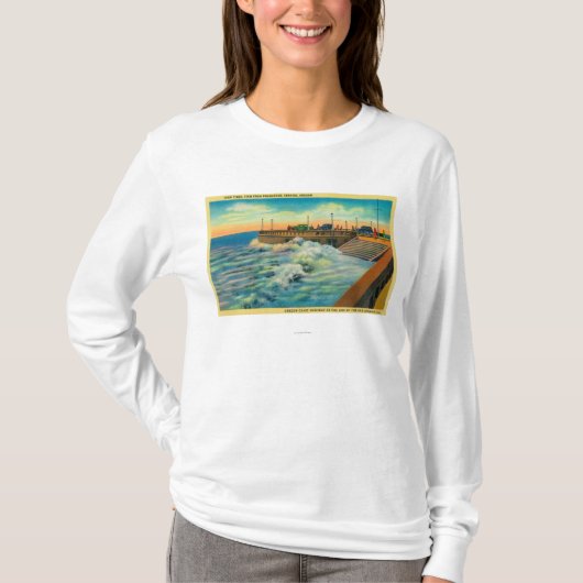 Fluten bei PromenadeSeaside ODER T-Shirt (Vorderseite)