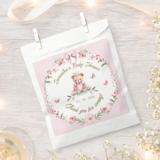 Flutende Freuden: Blooms & Butterflies Baby Geschenktütchen (Ausgeschnitten)