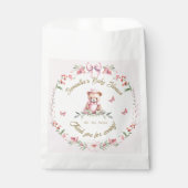 Flutende Freuden: Blooms & Butterflies Baby Geschenktütchen (Vorderseite)