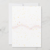 Flutende Glaube: Modernes Butterfly-Taufbecken-Fot Einladung (Rückseite)