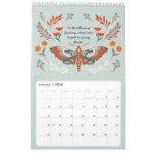 Flutende Momente: Ein Jahr der Moth-Magie Kalender (Jan 2026)