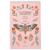 Flutende Momente: Ein Jahr der Moth-Magie Kalender (Titelbild)