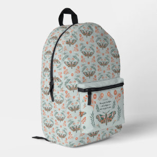Flutende Momente: Moth Magic Bedruckter Rucksack