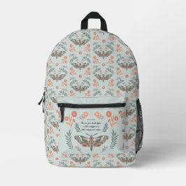 Flutende Momente: Moth Magic Bedruckter Rucksack
