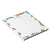 Flutende Schmetterlinge Notizblock (angewinkelt)