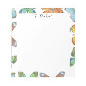 Flutende Schmetterlinge Notizblock (Vorderseite)