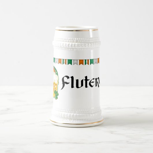 Flutered  bierglas (Mittel)