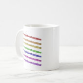 Flutes Rainbow Kaffeetasse (Vorderseite Links)