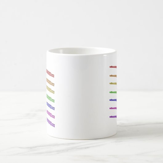 Flutes Rainbow Kaffeetasse (Mittel)