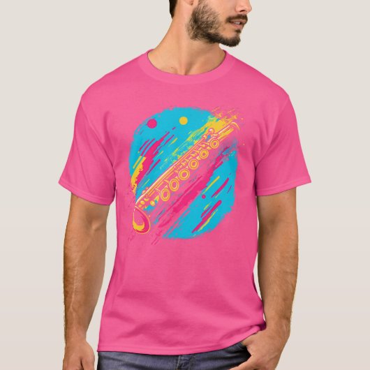 Flutfarbensplott T-Shirt (Vorderseite)