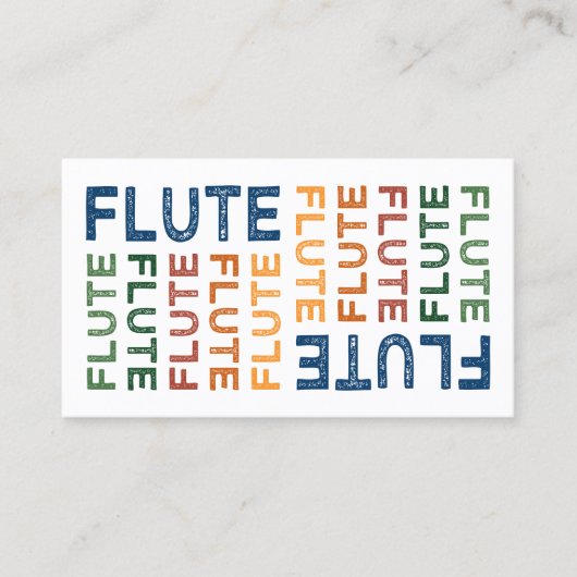 flutfarbig visitenkarte (Vorderseite)