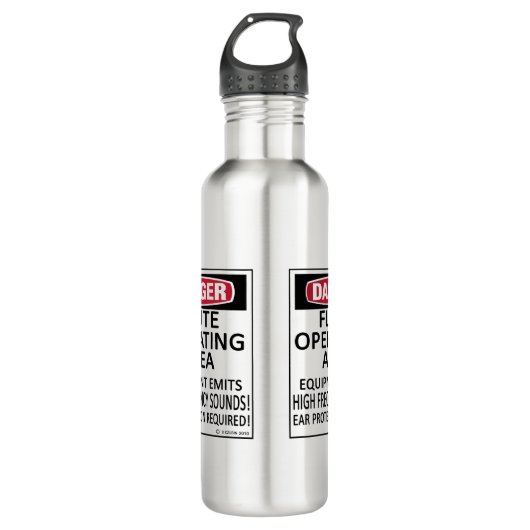 Flutfläche Edelstahlflasche (Vorderseite)