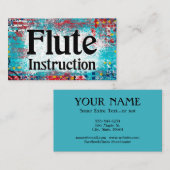Flutinstruktionen Business Cards Visitenkarte (Vorne/Hinten)