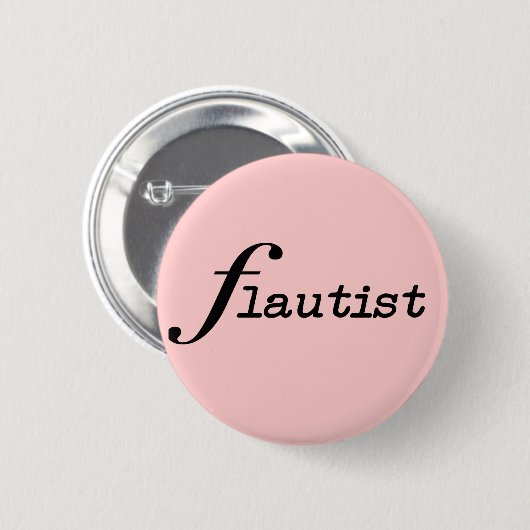Flutist Button (Vorne & Hinten)