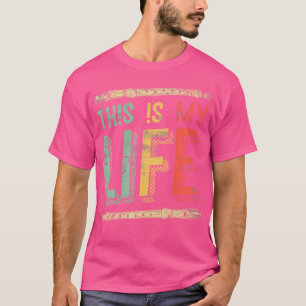 Flutist Colorful Musiknotens Flute T-Shirt