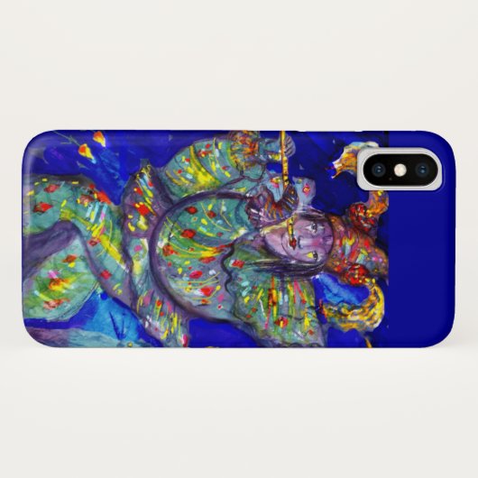 FLUTIST IN BLAU / Venezianische Karnevalsnacht Case-Mate iPhone Hülle (Rückseite (Horizontal))