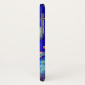 FLUTIST IN BLAU / Venezianische Karnevalsnacht Case-Mate iPhone Hülle (Hinten/Links)