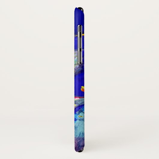 FLUTIST IN BLAU / Venezianische Karnevalsnacht Case-Mate iPhone Hülle (Hinten/Links)