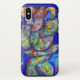 FLUTIST IN BLAU / Venezianische Karnevalsnacht iPhone XS Hülle