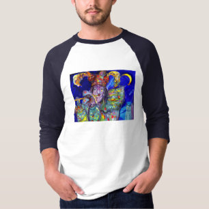 FLUTIST IN BLAU / Venezianische Karnevalsnacht T-Shirt