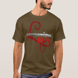 Flutist Liebe Flute T-Shirt