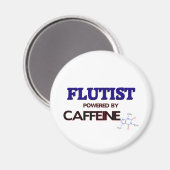 Flutist mit Coffein Magnet (Vorderseite/Rückseite)