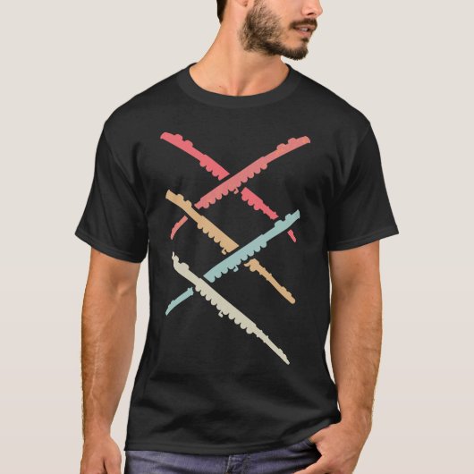 Flutist S2 Flute Player (218) T-Shirt (Vorderseite)