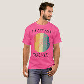 Flutist Squad Orchestra Music Flute Player T-Shirt (Vorne ganz)