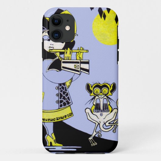 Flutist und Affe Case-Mate iPhone Hülle (Rückseite)