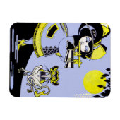Flutist und Affe Magnet (Horizontal)