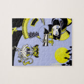 Flutist und Affe Puzzle (Horizontal)